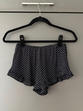 Brandy Melville Vodi Micro Shorts Black & White Polka Dot | One Size Mini Short